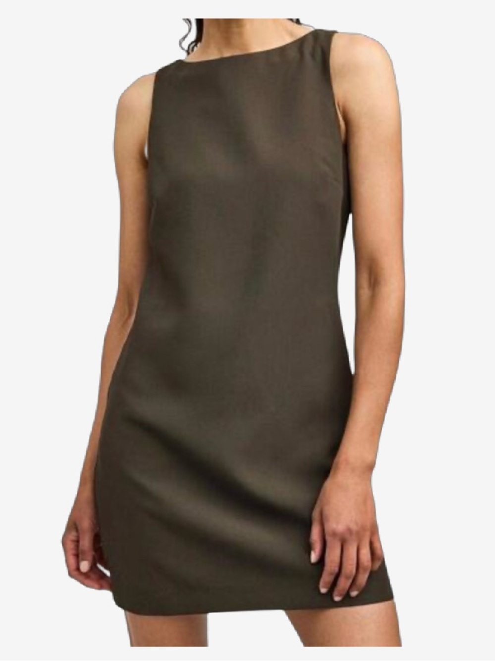 NWT Gentle Fawn Etta sleeveless shift dress in Olive green